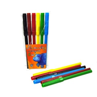 Set Spidol 6 Warna (Isi 24 Pak)