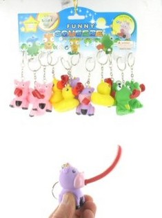 Gantungan Kunci Hewan Melet (12 pcs)