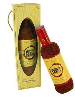 Handuk Bentuk Botol Anggur dalam Kotak Kado (Isi 2 Pcs)