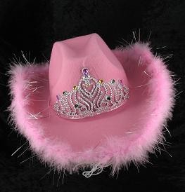 TOPI COWBOY - PINK (6 pcs)