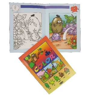 BUKU MEWARNAI SAYURAN DAN BUAH (12 pcs)