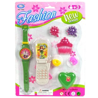 Set Kecantikan Mainan dengan Kartu (6 pcs)