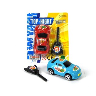 Mainan Mobil Luncur dengan Kartu (24 pcs)
