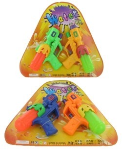 2 Pcs Pistol Air dalam Kemasan Kartu (6 set)
