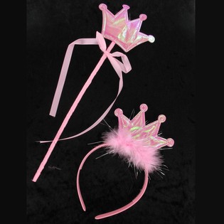 BANDO MAHKOTA PUTRI DENGAN TONGKAT (12 pcs)