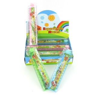 Penggaris Lipat Tema Peternakan dalam Display (24 pcs)