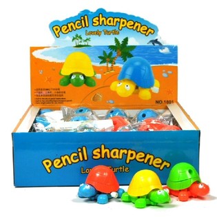Rautan Pensil Penyu Putar / Wind-up Turtle (Isi 24)