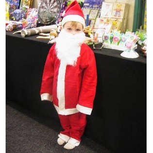 Kostum Santa Claus Anak | Set Natal 4 Pcs