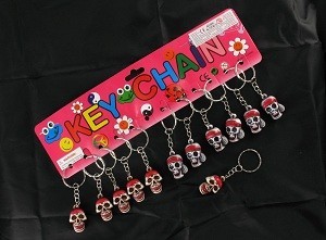 GANTUNGAN KUNCI TENGKORAK - MODEL 2 (12 pcs)