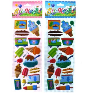 Lembar Stiker Es Krim (2x20 pcs)
