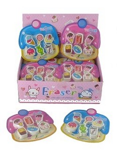 Penghapus Bentuk Makanan Cepat Saji dalam Display (24 pcs)