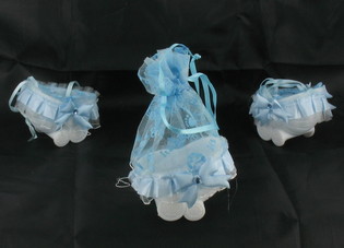 DEKORASI KERETA BAYI - BABY BLUE (20 pcs)