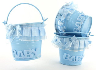 EMBER DEKORASI BIRU KECIL (10 pcs)