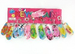 Gantungan Kunci Sandal Jepit - Model 3 (12 pcs)