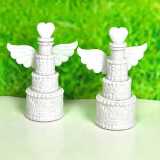 GELEMBUNG SABUN PERNIKAHAN DENGAN SAYAP (12 pcs)