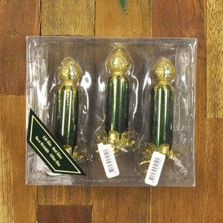 3 Lilin Dekorasi Pohon Natal dengan Klip (Isi 6 Box)