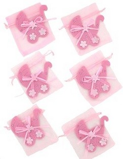 Kantong Kado Lahiran - Baby Pink (12 pcs)