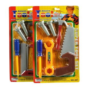 Mainan Set Alat Pertukangan Anak dalam Kemasan Kartu (6 pcs.)