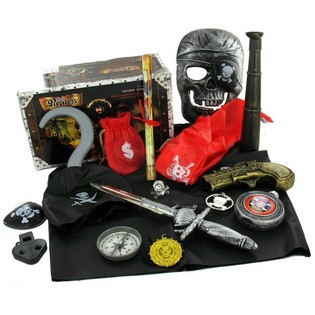 Set Mainan Kotak Bajak Laut 14-Pcs