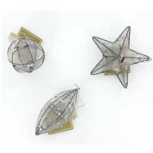 Bola Hiasan Pohon Natal Assorted (12 pcs)
