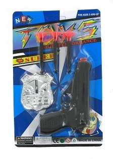 Set Mainan Polisi dengan Kartu (10 pcs)