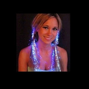 Klip Rambut LED Bercahaya Motif Kupu-Kupu (Isi 3 pcs)