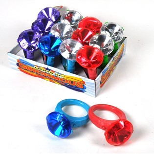 Gelang Cincin Lampu Bling Bling Besar (12 pcs.)
