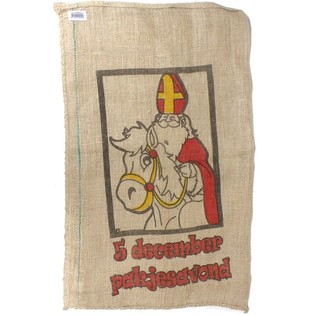 Karung Rami Jute Besar Sinterklas & Santa Claus