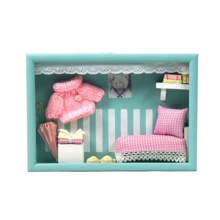 Dekorasi Dinding 3D Kayu Kamar Anak - Model 3 (6 pcs)