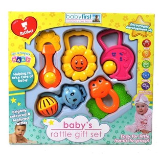 Set Kado Mainan Kerincingan Bayi 5-in-1