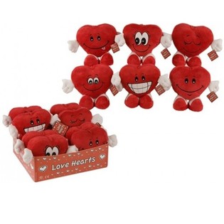 Boneka Hati Plush dengan Tangan dan Kaki (10 pcs)