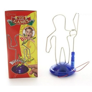 Mainan Kawat Listrik Buzz Wire Penguji Konsentrasi (2 Pcs)
