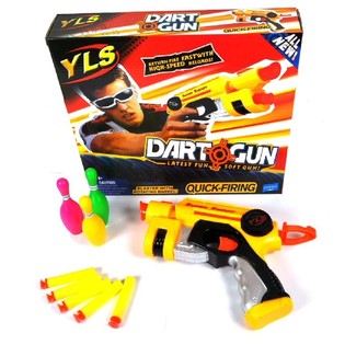 SUPER PISTOL - DART GUN (6 pcs)