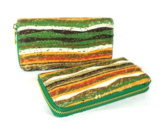 Dompet Hijau Multicolor (Gaya Ibiza) - 1 pcs