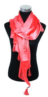Syal Mewah Gaya Ibiza Merah Muda (1 pcs)