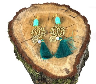 ANTING GAYA IBIZA MINT BUDDHA (1 pasang)