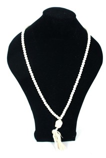 Kalung Gaya Ibiza Buddha Krem (1 pc)