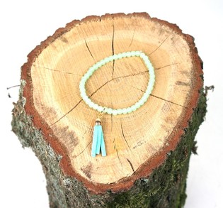 Gelang Gaya Ibiza Biru/Hijau (1 pcs)