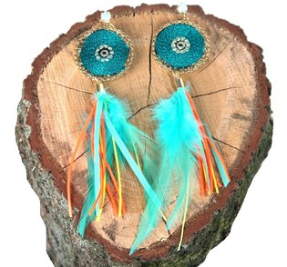Anting Berwarna Gaya Ibiza (1 pcs)