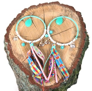 Anting Berwarna Gaya Ibiza (1 pcs)