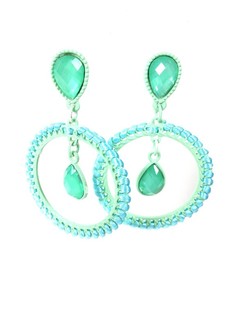 Anting Cantik Gaya Ibiza Hijau Mint (1 pcs)