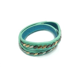 Gelang Turquoise Gaya Ibiza dengan Studs (1 pcs)