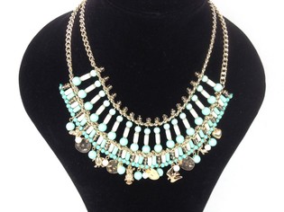 Kalung Mewah Koin Mint Gaya Ibiza (1 pcs)