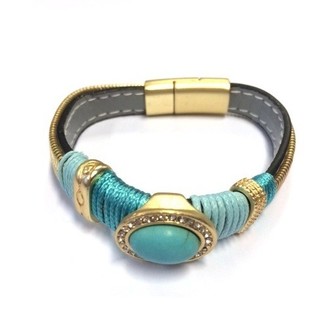 Gelang Mewah Turquoise / Gold (1 pcs)