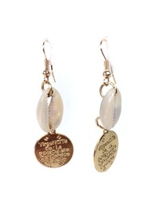 Anting Kerang - Gaya Ibiza (1 pcs)