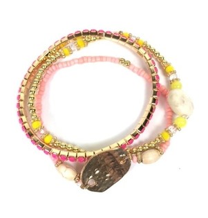 Gelang 3 Lapis Gaya Ibiza (1 pcs)