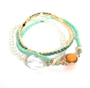 Gelang 3 Lapis Gaya Ibiza (1 pcs)
