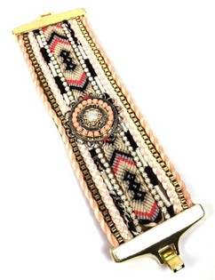Gelang Mewah Warna Salmon (1 pc)