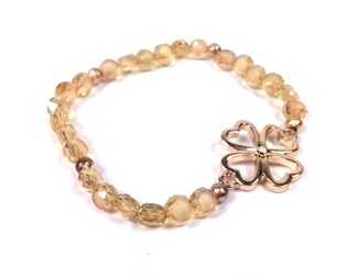 Gelang Gaya Ibiza Taupe Clover (1 pcs)