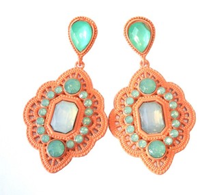 Anting Gaya Ibiza Salmon (1 pc)